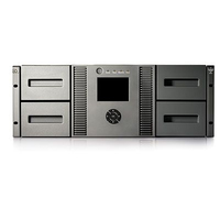 HP MSL4048 2 LTO-5 Ultrium 3000 Fibre Channel Tape Library Opslag autolader & bibliotheek Tapecassette