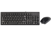 A4Tech KM-720620D Tastatur USB QWERTY Englisch Schwarz