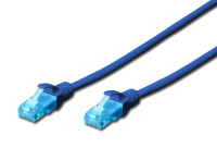 Digitus CAT 5e U-UTP 1.5 m kabel sieciowy Niebieski 1,5 m Cat5e U/UTP (UTP)