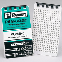 Panduit PCMB-11 kabelmarker Zwart, Wit