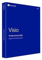 Microsoft Visio Pro 2016 Win French Medialess Grafische Editor 1 licentie(s) 1 jaar