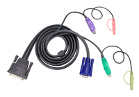 ATEN 16ft PS/2 cable para video, teclado y ratón (kvm) Negro 5 m