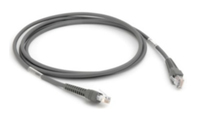 Zebra CBA-R23-S07ZBR serial cable Black 2.13 m