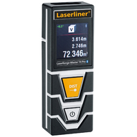 Laserliner LaserRange-Master T4 Pro Laserafstandsmeter Zwart, Oranje, Wit 40 m