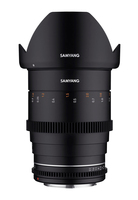 Samyang 35mm T1.5 VDSLR MK II, Fuji X MILC/SLR Bioscooplens Zwart