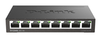 D-Link DGS-108 network switch Unmanaged L2 Gigabit Ethernet (10/100/1000) Black