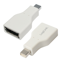 LogiLink CV0110 changeur de genre de câble Mini Displayport DisplayPort Gris