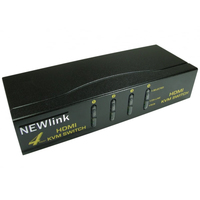 Cables Direct NLKVMHDMI-4 KVM switch Black