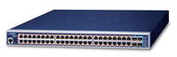 PLANET GS-5220-48PL4XR network switch Managed L3 Gigabit Ethernet (10/100/1000) Power over Ethernet (PoE) 1U Blue