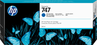 HP 747 chromatisch blauwe DesignJet inktcartridge, 300 ml