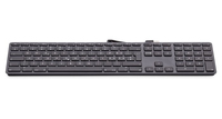 LMP 18240 toetsenbord Universeel USB QWERTZ Grijs