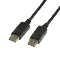 LogiLink CV0076 DisplayPort kabel 7,5 m Zwart