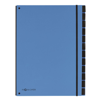Pagna 24129-13 trieur Bleu Carton, Polypropylene (PP) A4