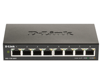 D-Link DGS-1100-08V2 Managed L2 Gigabit Ethernet (10/100/1000) Zwart