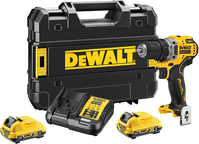 DeWALT DCD701D2-QW Elektroschrauber/Schlagschrauber 1500 RPM Schwarz, Gelb