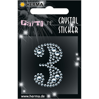 HERMA Crystal 3 Dekorativer Aufkleber Transparent Dauerhaft