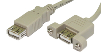 Cables Direct USB2-122 USB cable 0.15 m USB A Beige