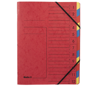 Biella 5412530BIEU Tab-Register Zeichenmappe Karton Rot