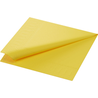 Duni 171697 Papierserviette Seidenpapier Gelb