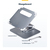 StarTech.com Telescopische Laptopstandaard, 360 Roterende Voet, Draaibare Laptophouder voor Bureau, In Hoogte Verstelbaar & Kantelbaar, Max 5kg, Aluminium