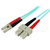 StarTech.com 10m (30ft) LC/UPC to SC/UPC OM3 Multimode Fiber Optic Cable, Full Duplex 50/125µm Zipcord Fiber, 100G Networks, LOMMF/VCSEL, <0.3dB Low Insertion Loss, LSZH Fiber P...