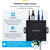StarTech.com HDMI KVM Extender Over IP Netwerk, 4K 60Hz, Zonder Drivers, HDMI en USB Over Ethernet/CAT6, AVoIP, Zender en Ontvanger Kit, Inclusief Montagekits
