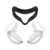 META 137241 Intelligentes tragbares Accessoire Facial interface + Wrist strap + Knuckle strap Schwarz, Weiß Stoff, Schaum, Metall, Kunststoff, Polyurethan (PU)