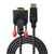 Lindy 41940 video kabel adapter 0,5 m VGA (D-Sub) DisplayPort Zwart