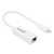 Manhattan USB-C to Gigabit (10/100/1000 Mbps) Network Adapter, White, Equivalent to US1GC30W, supports up to 2 Gbps full-duplex transfer speed, RJ45, Three Year Warranty, Blister