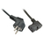 Lindy 30302 kabel zasilające Czarny 3 m CEE7/7 IEC 320