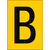 Brady NL7527A4YL-B self-adhesive label Rectangle Permanent Black, Yellow 1 pc(s)