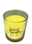 dameco Duft-Kerze im Glas mit gelbem Wachs - Motive: Lemon Glas transparent