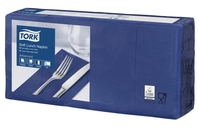 Tork Soft Lunchserviette Dunkelblau Advanced Dunkelblau 3-lagiges Tissue - 1/8