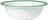 WACA Schüssel BISTRO in weiß-kiwigrün, aus Melamin. Durchmesser: 20,5 cm.