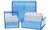 WEDO Boîte à fiches A8 paysage, bleu transparent (62508303)
