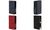 CLICKSAFE Porte-monnaie avec porte-cartes, cuir Nappa, rouge (5318107)