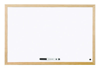 Tablica suchościeralna BI-OFFICE magnetyczna lakierowana w ramie drewnianej 600x900