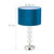 Tischlampe in Blau - (H)47 x (D)26 cm 10038915_0