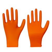 Nitril-Einmalschutzhandschuh - GRIPSTER -orange - Stärke 0,15 mm - XXL