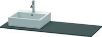 DURAVIT XS060GL4949 Konsole XSQUARE 16x1400x550mm m Auss links graphit matt link