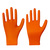 Nitril-Einmalschutzhandschuh - GRIPSTER -orange - Stärke 0,15 mm - XL