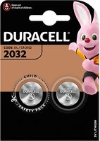 Batteria a bottone al litio Duracell CR2032 a 2 bolle