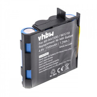 VHBW akkumulátor Compex Energy, Edge, Fit, 4,8 V, NiMH, 1500mAh számára