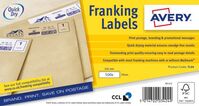 Avery Franking Label 140 x 38mm 1 Per Sheet White (Pack of 1000) FL04