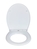 WENKO Premium WC-Sitz Korfu, Thermoplast weiß, mit Absenkautomatik