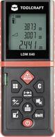 Lézeres távolságmérő max. 40 m, Toolcraft LDM X40
