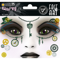 Face Art Sticker Steampunk Amelia