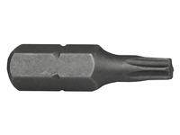 Torx S2 Grade Steel Screwdriver Bits TX10 x 25mm (Pack 3)