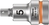 Wera 05003033001 8740 B HF Binnenzeskant Zyklop Bitdop met 3/8"-aandrijving met vasthoudfunctie, 5 x 35 mm 5003033001