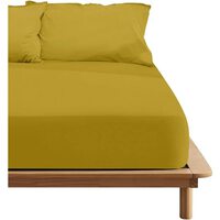 BAJERA MUSTARD 100% ALGODÓN PARA CAMA DE 135/140